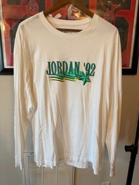 Air Jordan ‘92 White Long Sleeve Shirt